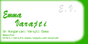 emma varajti business card